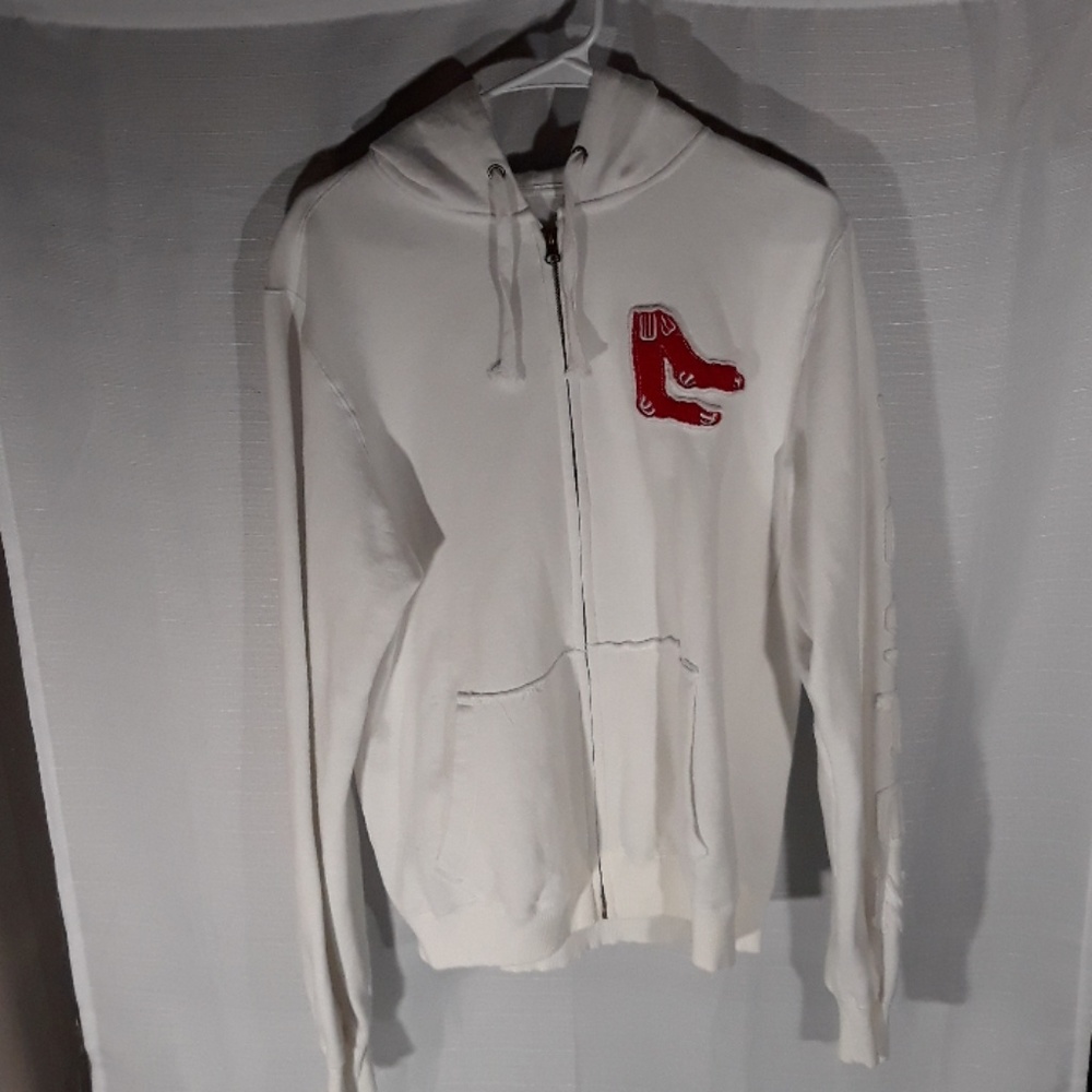 Soft as a grape Red Sox full zip-up sweater